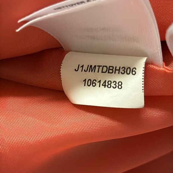 Kasper Women's Coral Blazer size 4 open front with pocket accents NWOT - Picture 13 of 14